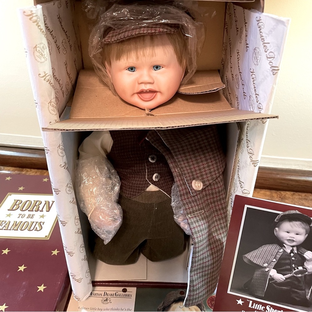 SHERLOCK HOLMES 1st ISSUE in the “BORN TO BE FAMOUS”  DOLL COLLECTION
